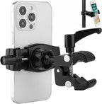 Mippko Phone Holder for Golf Cart/Microphone Stand/Cart/Railing/Handlebar/Rod by Mippko