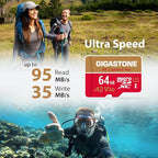 【5-Years Data Recovery】 GIGASTONE 64GB Micro SD Card 10-Pack, 4K Camera Pro - Image 2