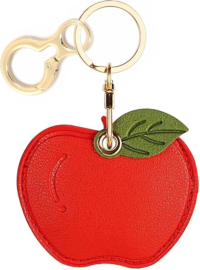 Leather Keychain Holder Case Compatible by BORKUANA