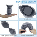 Pee Bottles for Men, Portable Urinal for Men, Collapsible Urine Bottle 750ML - Image 5