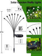 2026 Upgraded Solar Lights Outdoor, 10 Pack Solar Garden Lights - Image 2