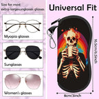 Glasses Case Sunglasses Eyeglass Soft Case Zipper Light Neoprene Pouch - Image 2