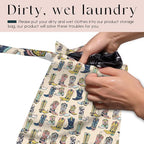 Waterproof Wet Bag for Swimsuit, Travel Beach Wet Dry Bag, Hidden Zipper - Image 3
