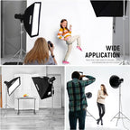 NEEWER Upgraded 75"/190cm Light Stand Stainless Steel Spring Loaded, Foldable - Image 5