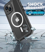 for iPhone 15 Plus Case Waterproof, Full-Body Hard Case Built-in - Image 4