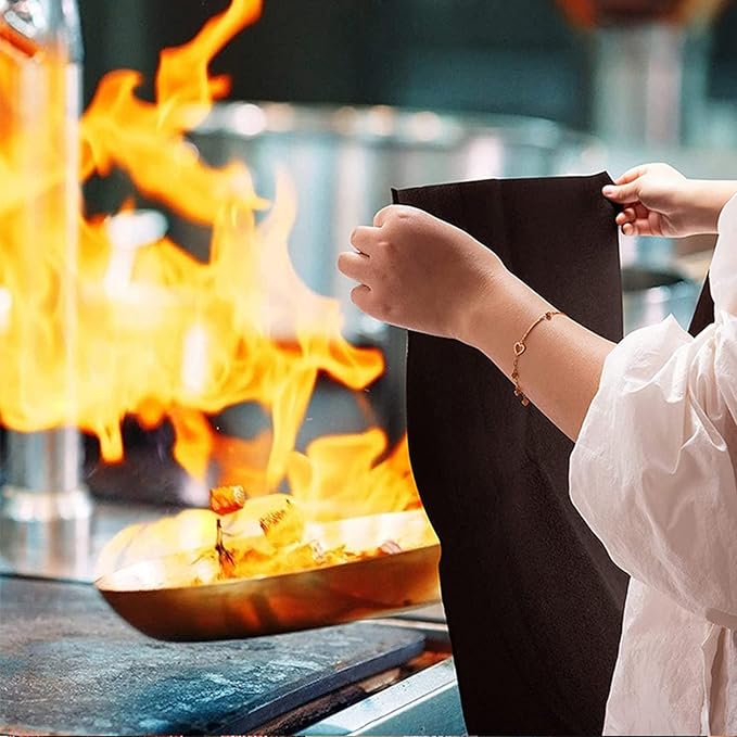 24 x 24 inches Fire Blanket for Heat Resistant Welding Blanket Flame Retardant - Image 3