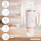 6PCS White Stanley Cup Accessories Set Fit - Image 2