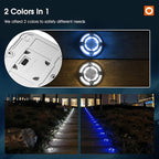 addlon Solar Dock Lights Outdoor 1 Pack, 2 Color Modes LED Deck Marine - Image 2