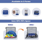 Surblue Hanging 3-Shelf Closet Organizer Pocket Collapsible Washable Oxford - Image 3
