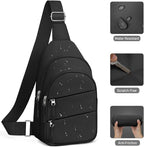 Tuwubi Crossbody Bags for Women, Sling Bag for Men, Small Hiking Backpack Anti - Image 5