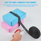 1" x 30ft Nylon Hook and Loop Cable Straps Roll - Image 4