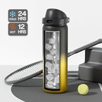 POWCAN 32 oz Insulated Water Bottle: 2-in-1 Push-Button Spout & Quick-Flip - Image 3