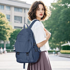 coowoz College Backpack Waterproof Black College Bags - Image 4