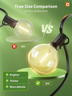 addlon 100FT Solar String Lights - Image 2