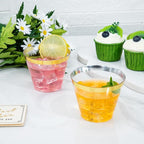 I00000 60PCS Gold Plastic Cups, 9 oz Clear Disposable Cups - Image 5