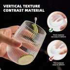 Lueumxc 36 Pack 15Oz Plastic Wine Glasses, Origami Ribbed Disposable Wine - Image 3