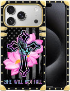 for iPhone 17 Pro Max Case Luxury Golden Decoration by Unknown