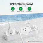 Outdoor Power Strip Waterproof IPX6 Surge Protector - Image 2
