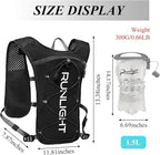 Runlight Running Vest for Women Men Lightweight Hydration Backpack Pack - Image 2