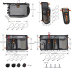 Mesh Storage Kayak Storage Compartments Set Attaches to Kayak Seat or T-track - Image 7