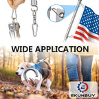 Spring Snap Hooks, 304 Stainless Steel Metal Clip Heavy Duty Rope Connector - Image 5