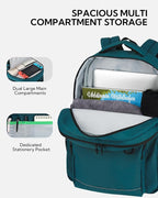 WATERFLY Travel Laptop School Backpack: Big Student College Middle School - Image 5