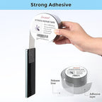 Secopad Grey Window Screen Repair Tape, 2IN X 35FT Screen Repair Kit - Image 2