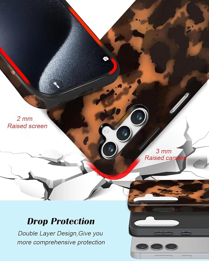 Compatible for Samsung Galaxy A37 5G Case, Dual Layer Heavy Duty 2 in 1 - Image 3