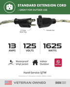 Iron Forge Cable Camo Outdoor Extension Cord 50 ft, 16/3 SJTW 50 Foot - Image 2