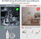HXWEIYE Rechargeable Fairy Lights - Image 2