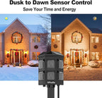 TiFFCOFiO Outdoor Power Stake Timer, 100FT Remote Control, Dusk to Dawn - Image 5