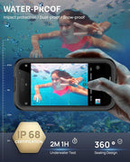 Lanhiem Magnetic for iPhone 16 Waterproof Case, Built-in Privacy Screen - Image 3