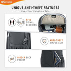 SKYSPER Sling Bag RFID Cross Body Bag Recycled Crossbody Backpack Travel Daypack - Image 3