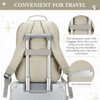 Khaki Backpack for Women Men - Image 6