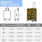 ANNA QUEEN Sunflowers Travel Luggage Cover -Stretchable Airplane Suitcase - Image 7