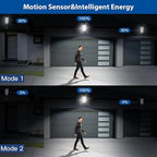 Yusist 2 Pack Solar Street Lights Outdoor Waterproof, 6500K LED Motion Sensor - Image 4