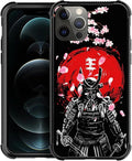 for iPhone 11 Pro Case, Sakura Japanese Samurai Pattern Graphic Design Girl Boy by FKBRCL4U