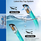 Bairuifu 2-Pack Snorkel Gear for Adults | Enhanced Anti-Fog & Anti-Leak - Image 6