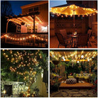 Metaku Globe String Lights Fairy Battery Operated 26ft 60LED - Image 7