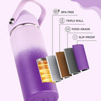 Fijinhom 18oz Insulated Stainless Steel Water Bottle, Wide Mouth Double Wall - Image 6