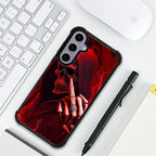 for Samsung Galaxy S24 S25 Case, Gestures Funny Skull Pattern Graphic Design - Image 7