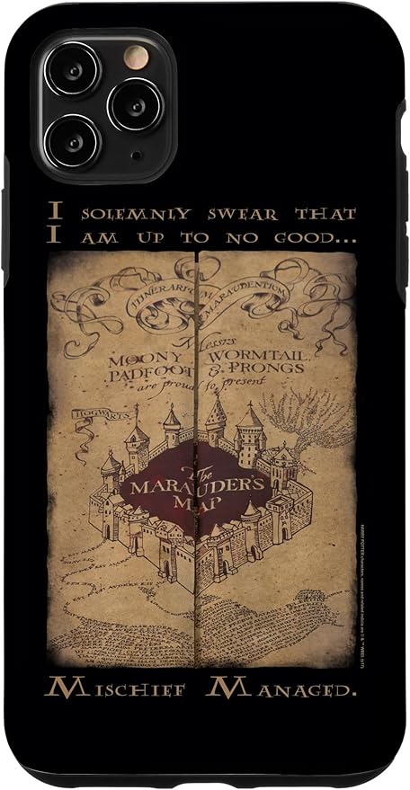 iPhone 11 Pro Max Harry Potter Marauder's Map Words Case by HarryPotter