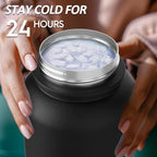 Navigate 40 oz Insulated Stainless Steel Sports Water Bottle - Image 7
