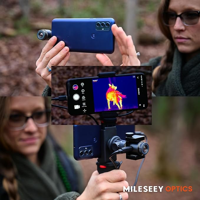 Thermal Monocular for Android, MILESEEY TNV30i Night Vision Thermal Scope - Image 2