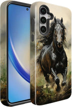 Compatible for Samsung Galaxy A15 5G Case, Dual Layer Heavy Duty 2 in 1 by BSMOSPER