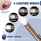 WORKPRO Rechargeable Pen Light, Mini Flashlight, 2 Pack Ultra-Compact EDC - Image 4