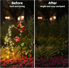 SRNPMIU Solar Watering Can Light, Yard Outdoor Decor Lights, IP65 Waterproof - Image 7