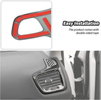 JeCar 3pcs Carbon Fiber Dash Vent Cover Trim Kit - Image 5
