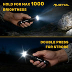 Rugtol Headlamp, USB C Rechargeable Battery Powered Head Lamp LED Flashlight - Image 8