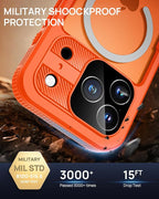Lanhiem Magnetic for iPhone 17 Pro Case, IP68 Waterproof, Compatible - Image 4